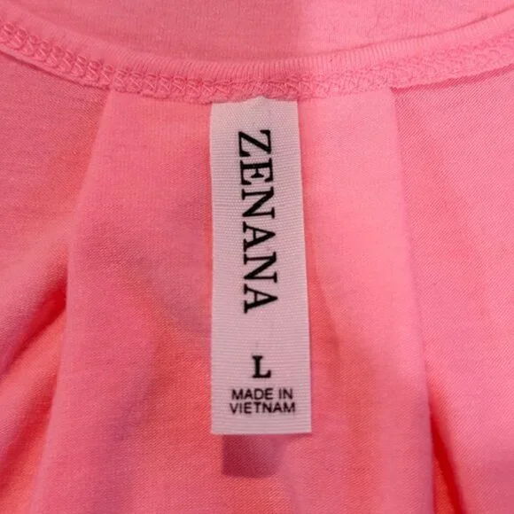 Zenana Tank/Tunic in Pink Size L - Picture 6 of 8